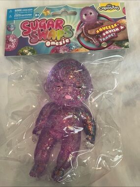 Sugar swaps onesie purple squish baby